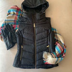 Michael Kors black down vest
